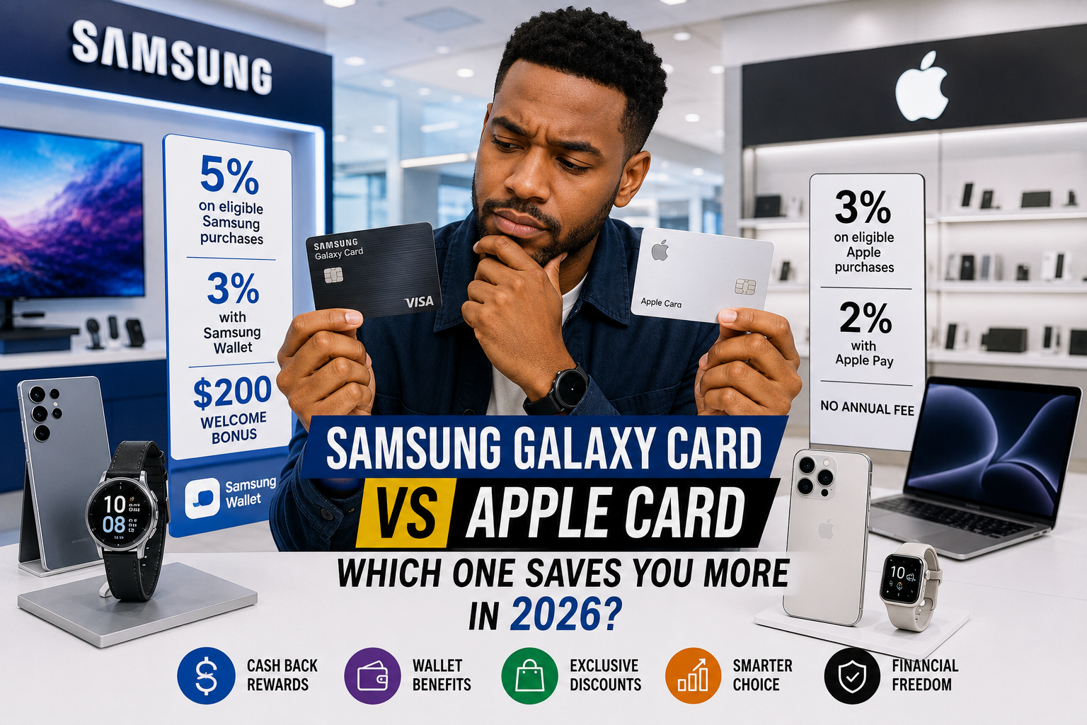 Samsung Galaxy Card vs Apple Card