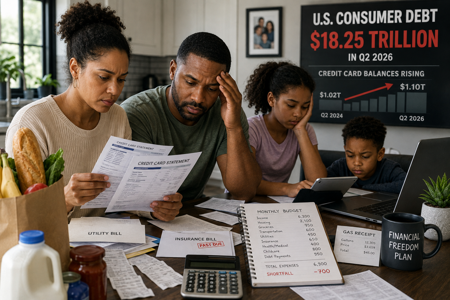 US Consumer Debt 2026: 10 Warning Signs Credit Cards Are Taking Over Your Budget