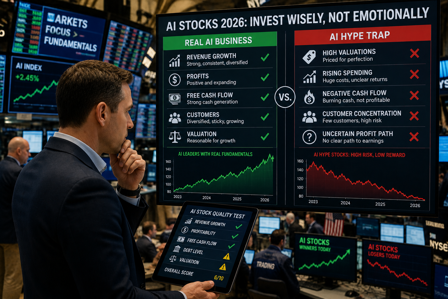 AI Stocks 2026: 10 Warning Signs You’re Buying AI Hype Instead of a Great Investment